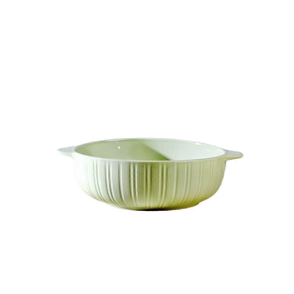 Ceramic Serving Bowl Large Capacity Stackable Design for Salad Pasta Ramen and Dinner Parties