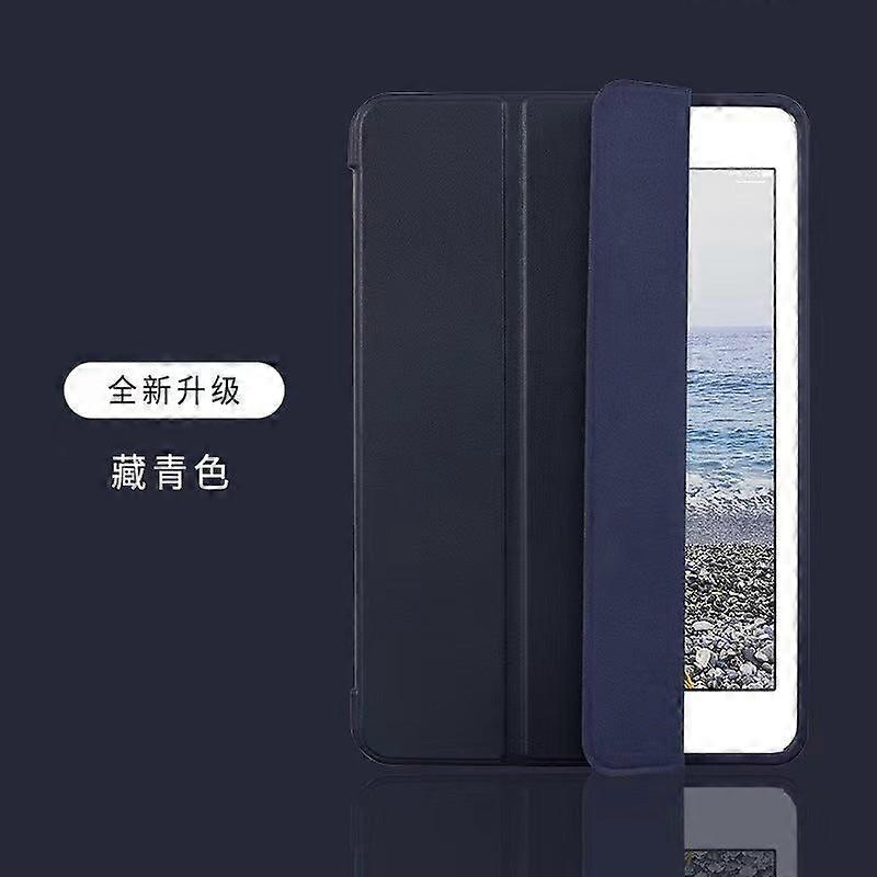 Case For Ipad 10.2" 2019/2020/2021 Tri-fold Stand Full Honeycomb Navy Blue