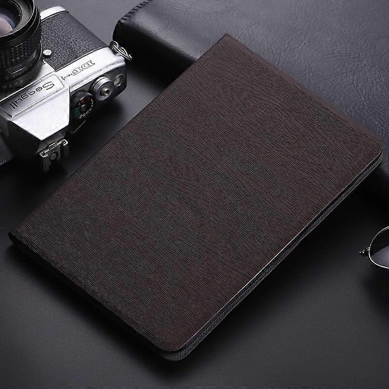 Capa elegante para iPad 568/Air 1/Air 2 de 9,7 polegadas, marrom, com estampa de árvore.