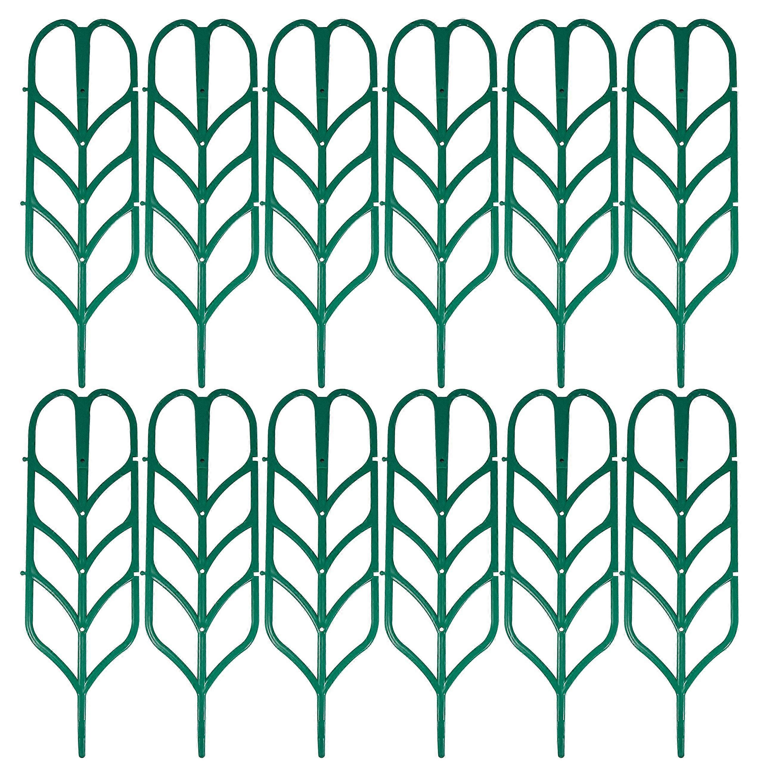 Plant Trellis 12 Pack Stackable Climbing Plant Support Stakes for Indoor Potted Vines