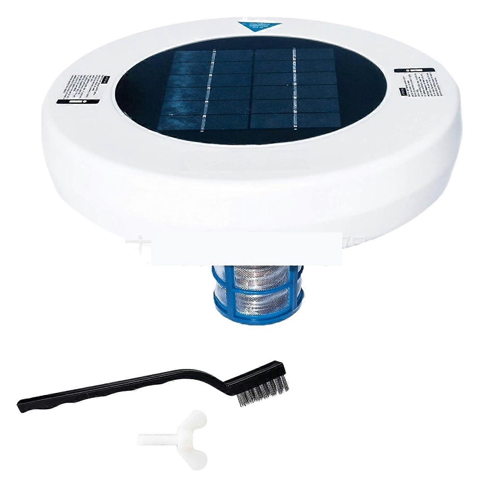Solar Pool Ionizer and Water Purifier Solar Powered Copper Silver Algae Remover Chlorine Reduction