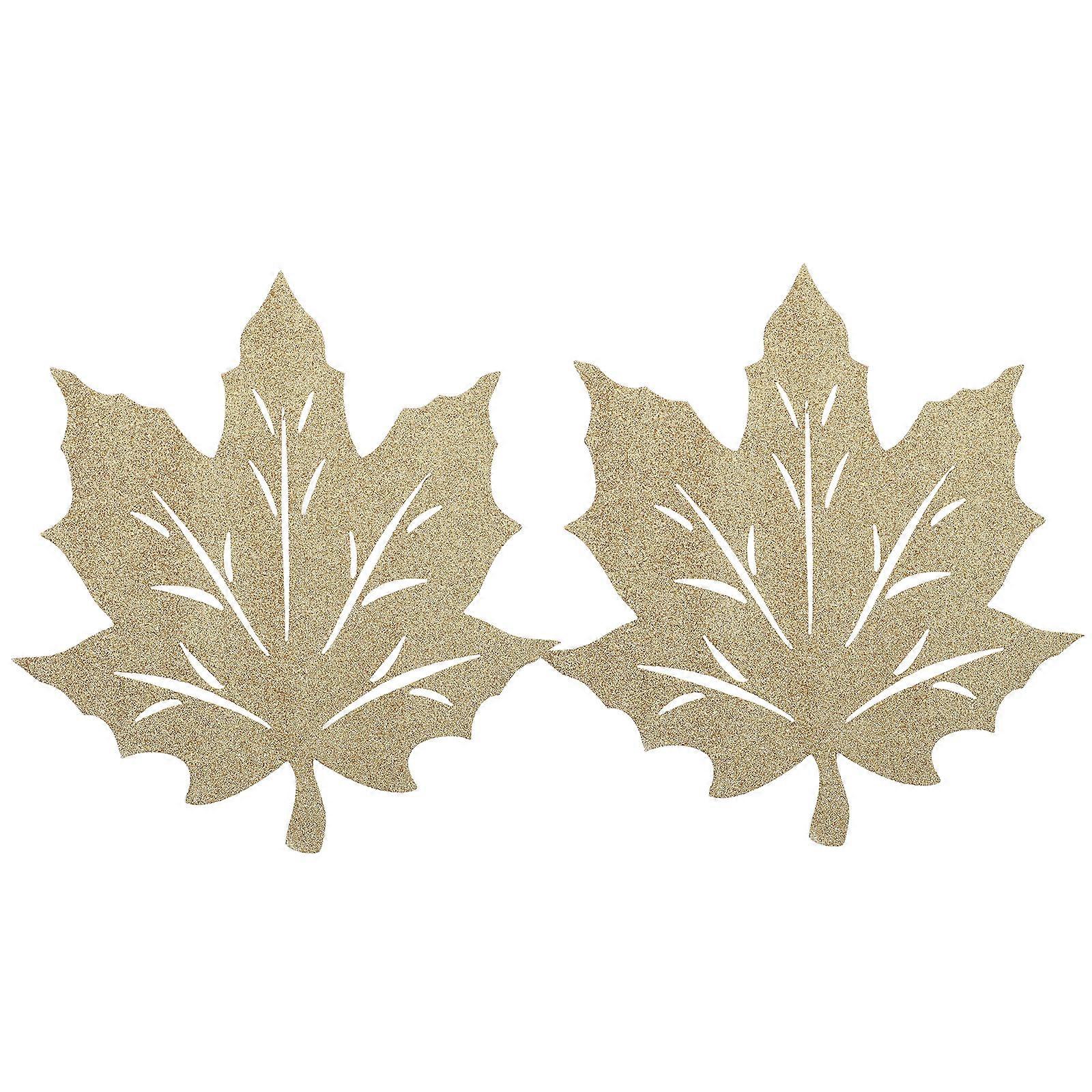 Maple Leaf Thanksgiving Placemats Nonwovens Table Mat 2Pcs