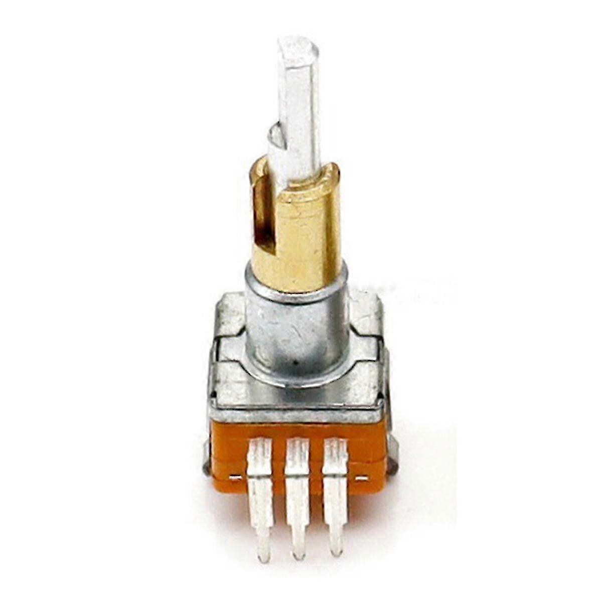 2025 Ec110701n2b Dual-shaft Axis Encoder With Push Button Switch 8pins 30 Position 15 Pulse