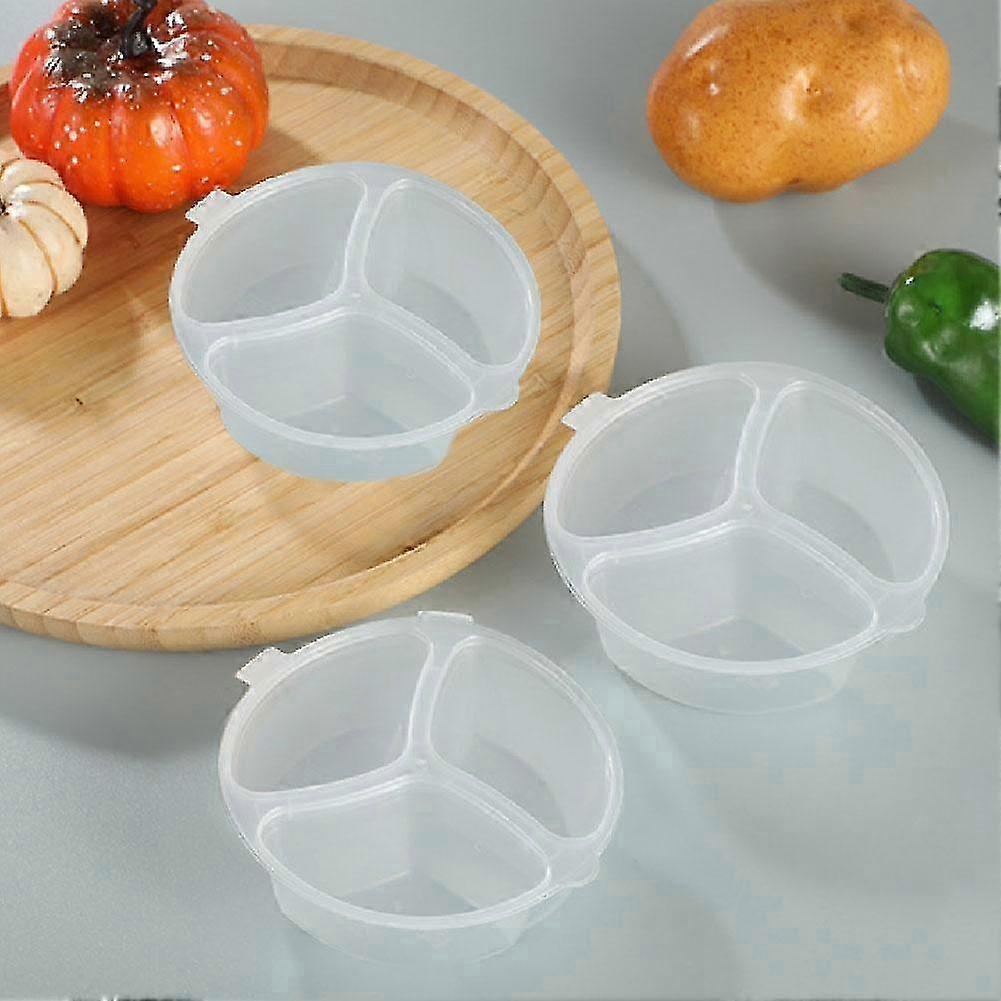 2026 Three compartment condiment container
