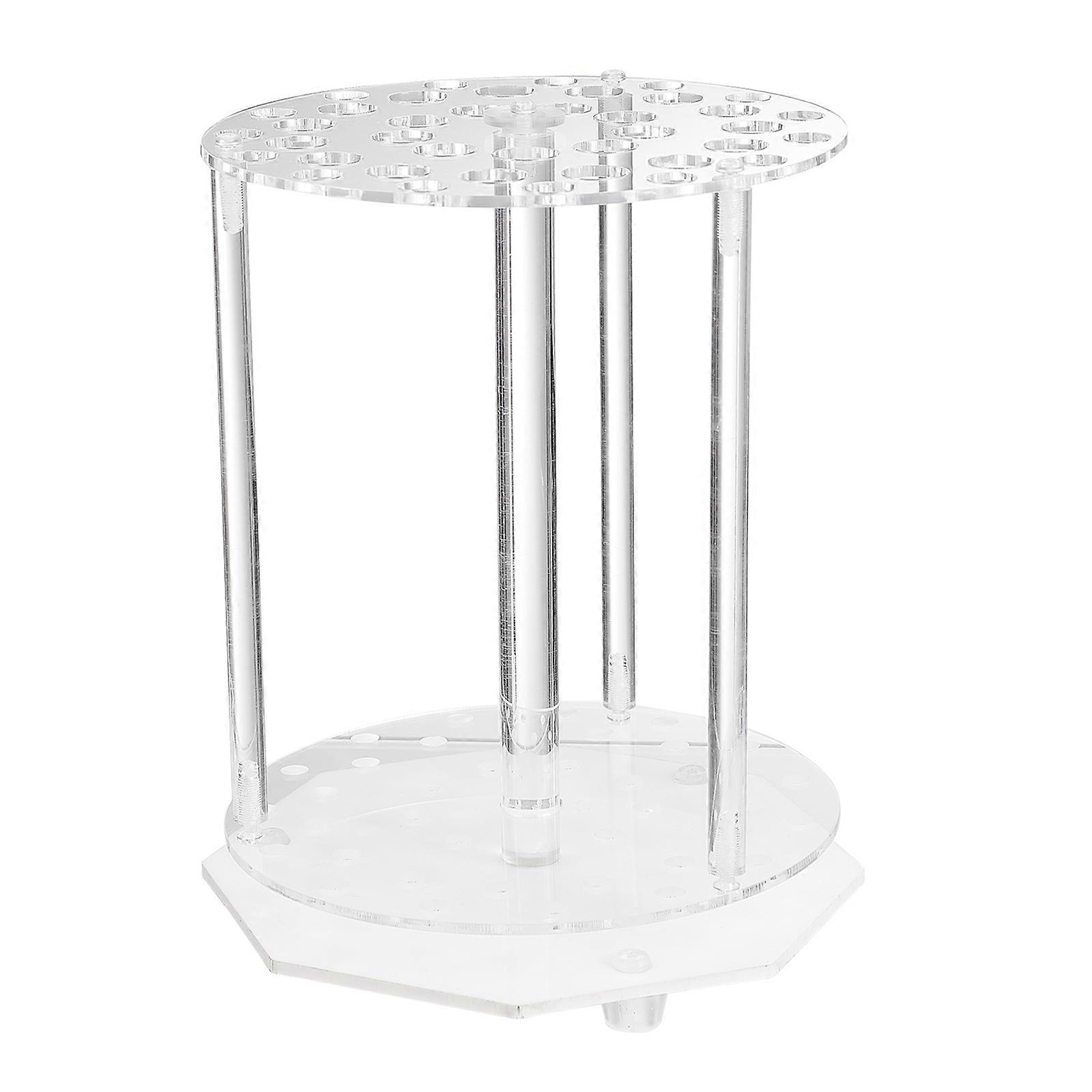 Transparent Test Tube Holder for Storage Use 1Set Acrylic Material