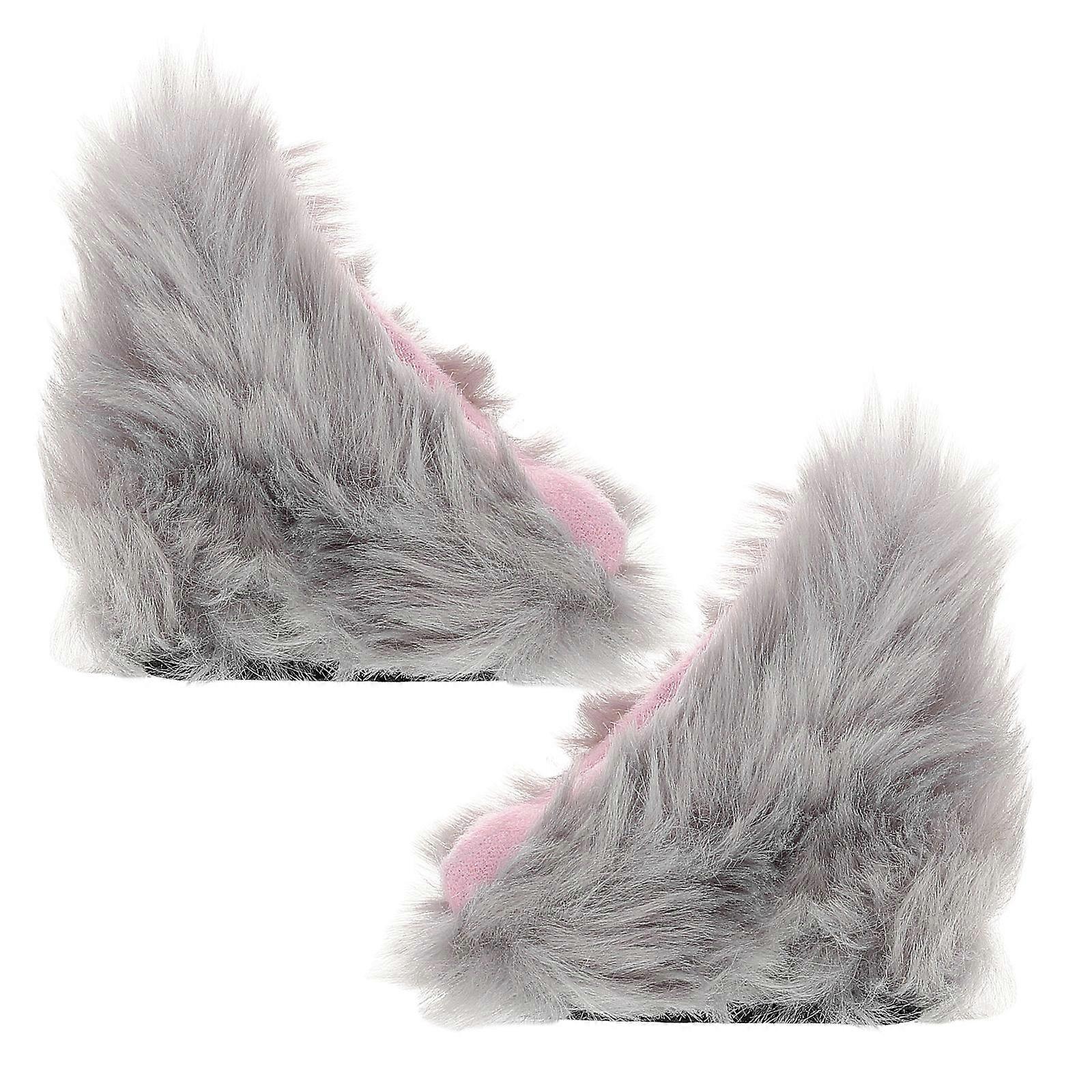 10Pcs Plush Ear Accessories for Motorcycle Decorative Use