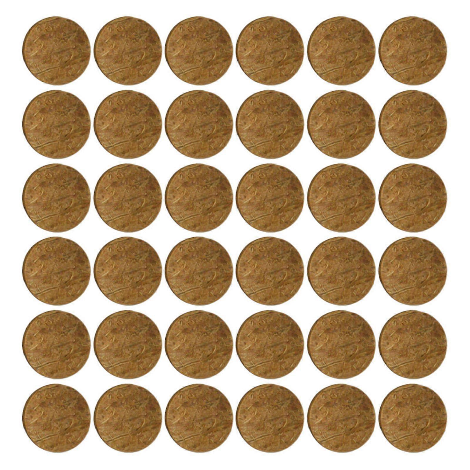 Lot de 50 disques de noix de coco pour aquarium