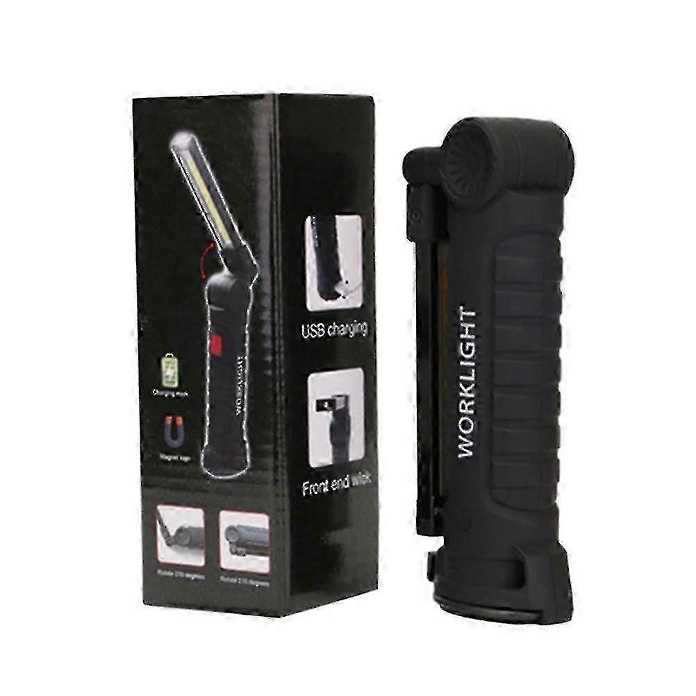1pc Flashlight Foldable Work Light Torch For Camping Fishing Reading Climbing