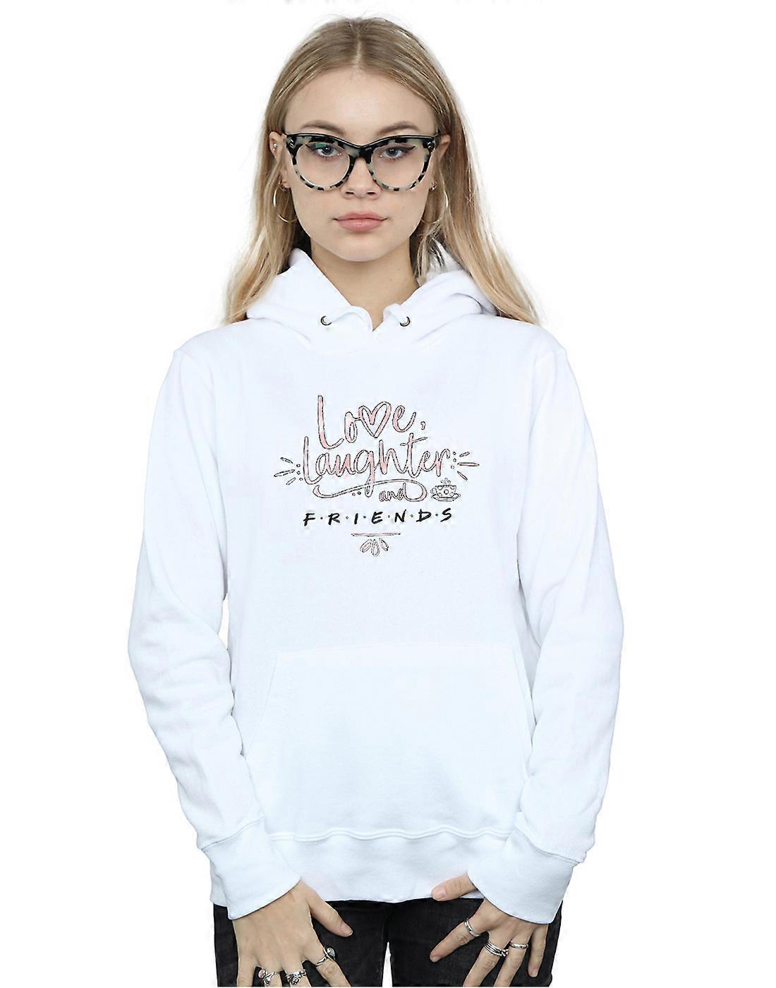 Amor risa sudadera con capucha amigos mujeres
