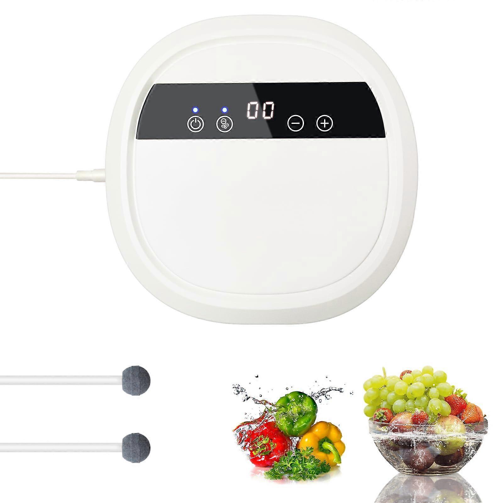 Ozone Generator and Air Purifier 600mg/h with Negative Ion, Timer, Water Diffuser for Home and Car