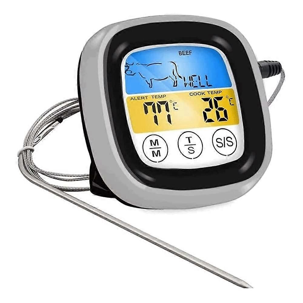 Digital Meat Thermometer with Long Wired Probe, UltraFast Waterproof Kitchen Cooking Thermometer