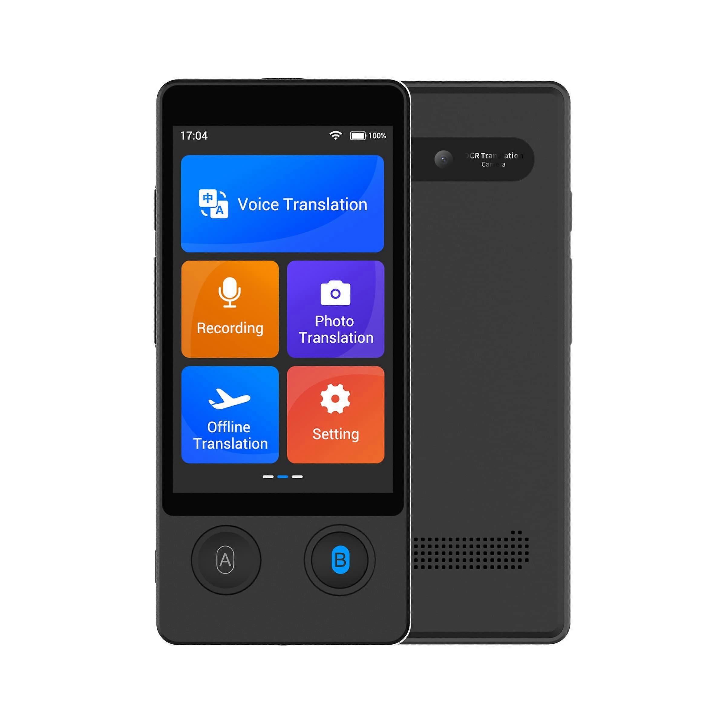 Language Translator Device with 144 Languages, Offline Support, 3.7' Touchscreen, TwoWay Voice