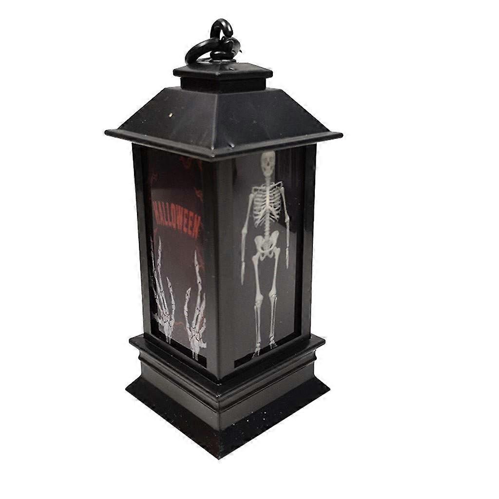Halloween LED Night Light with Simulated Flame Effect, Energy Saving Lighthouse Decoration for Halloween