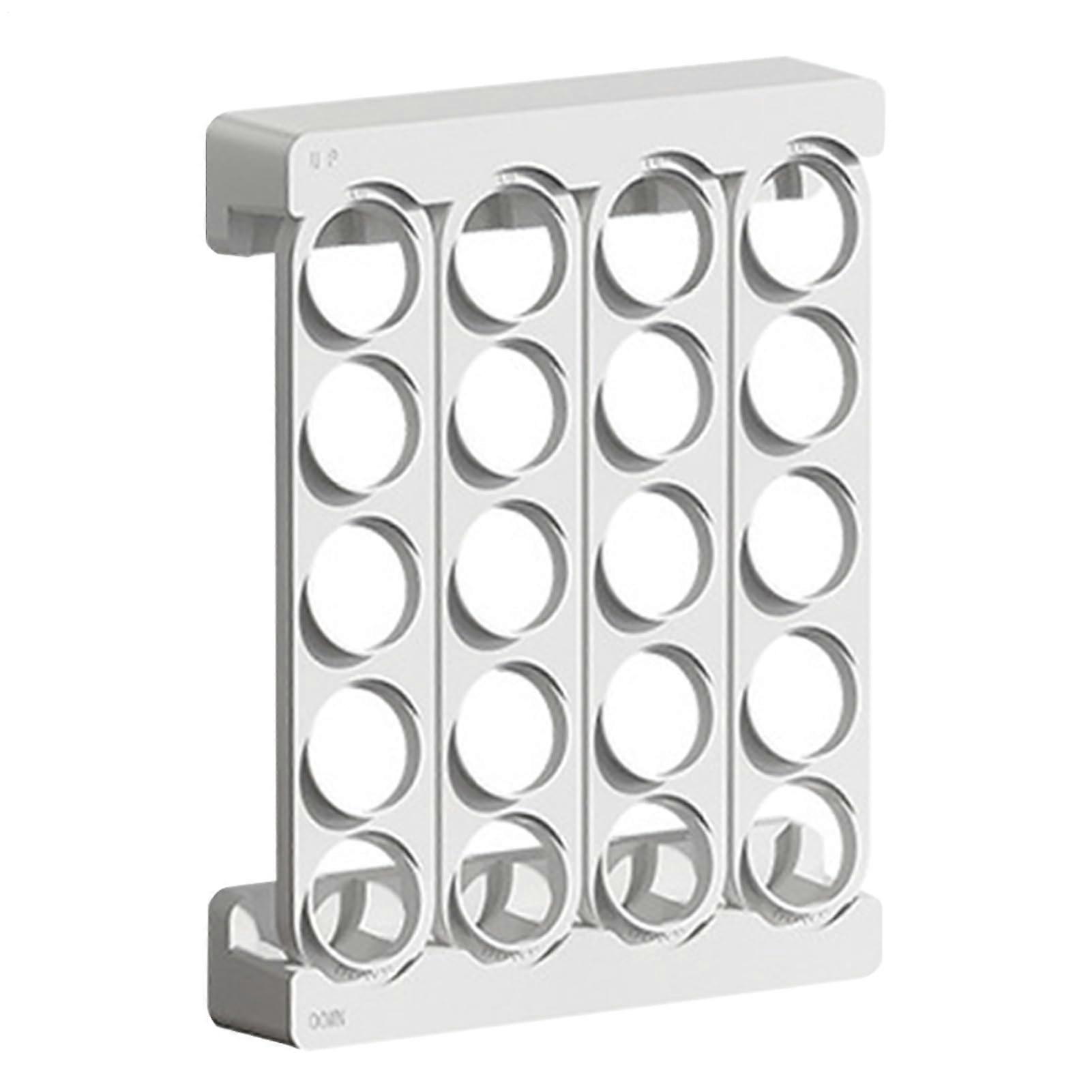 Coffee Pod Holder 50Pod Large Capacity Wall Mounted Storage Rack for Kitchen Countertop White