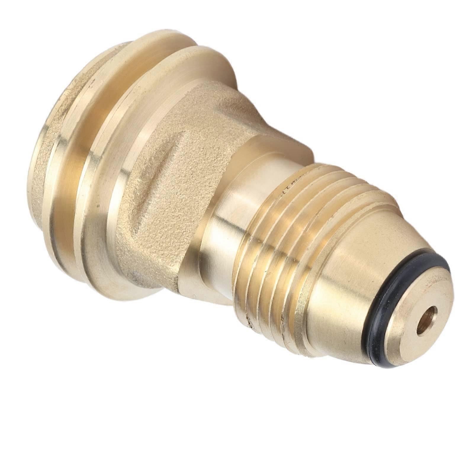 Propane Tank Adapter POL to QCC1 Converter Brass Fitting for Secure Quick Tool Connection