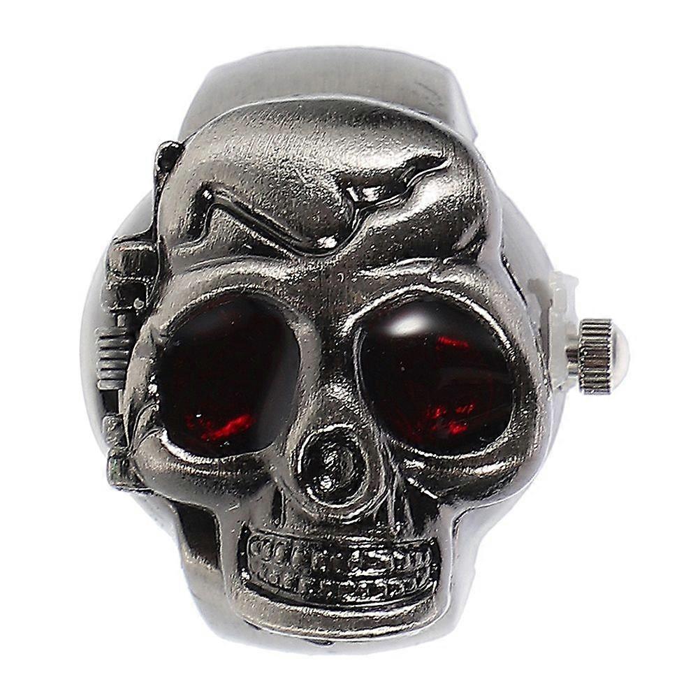 Mini Retro Ring Watch Creative Flipping Finger Ring Electronic Watch Accessory