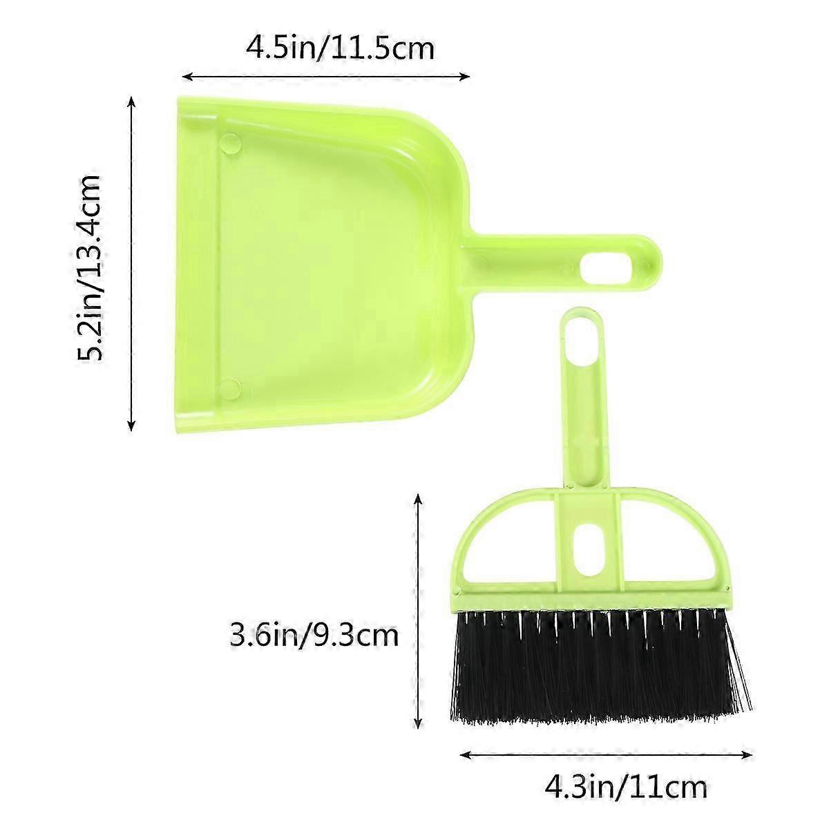 Cleaning Tools Practical Plastic Mini Broom and Dustpan Set for Cage Cleaning