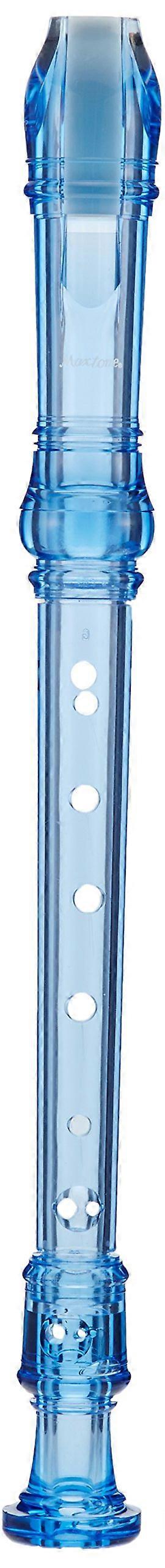 Blue Soprano Recorder for Beginners with Easy Visual Identification and Professional Finish