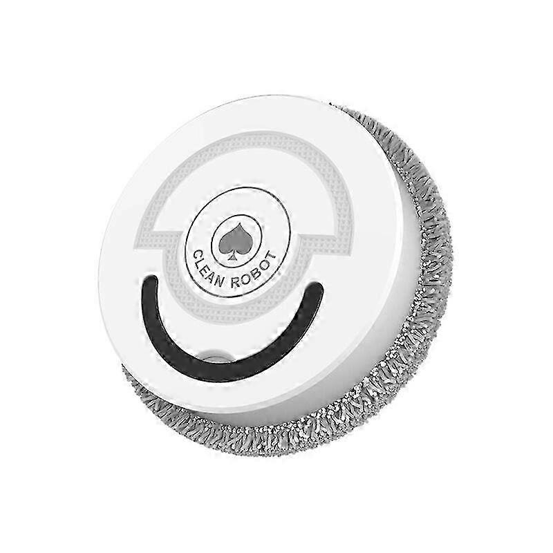 Wet and Dry USB Smart Mop Robot, White