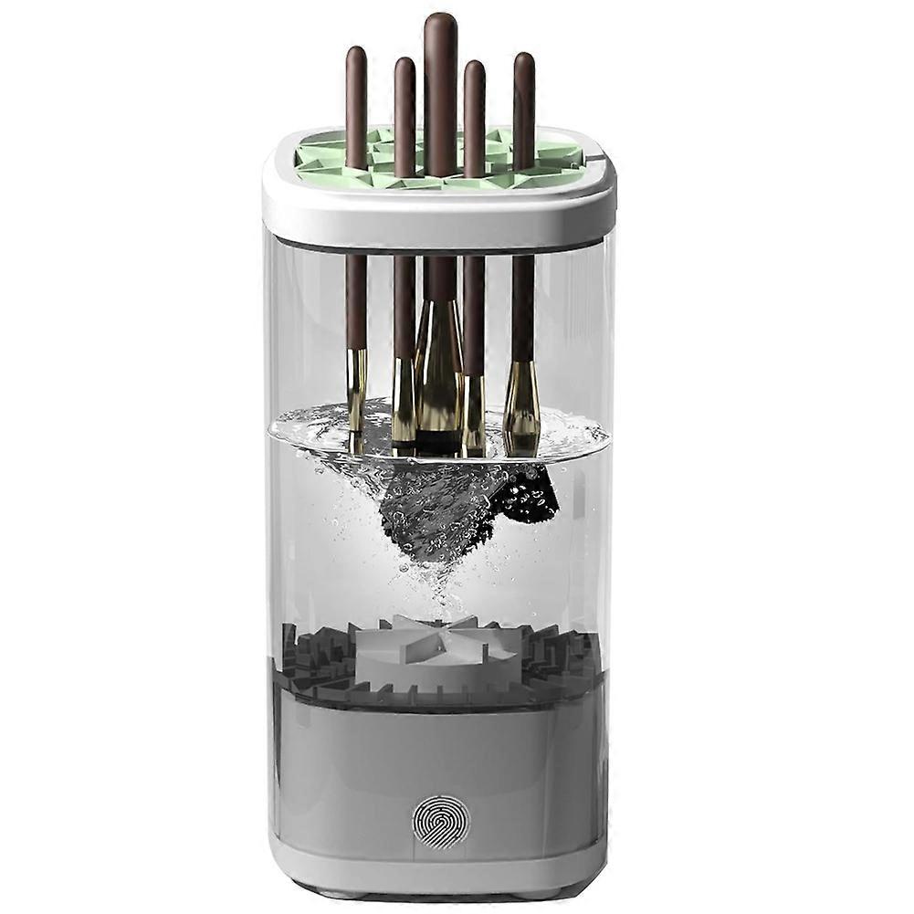 Electric Makeup Brush Cleaner Machine Automatic Makeup Brush Washer & Holder Quick Efficient for Deep Cleaning