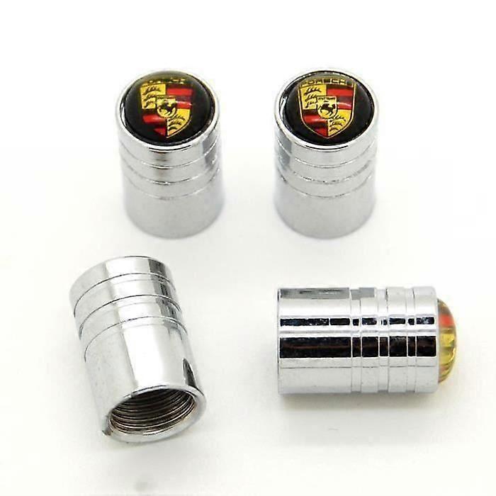 Valve Caps - Porsche - Metal - Universal - Replacement - Car Accessory