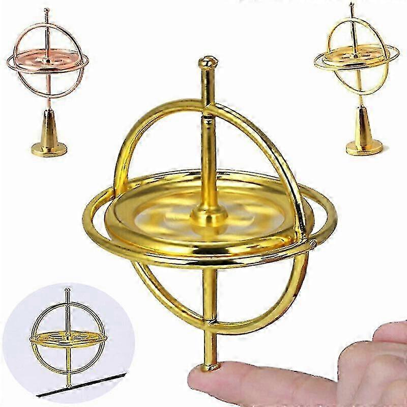 Gyroscope en métal anti-stress, jouet éducatif pour enfants