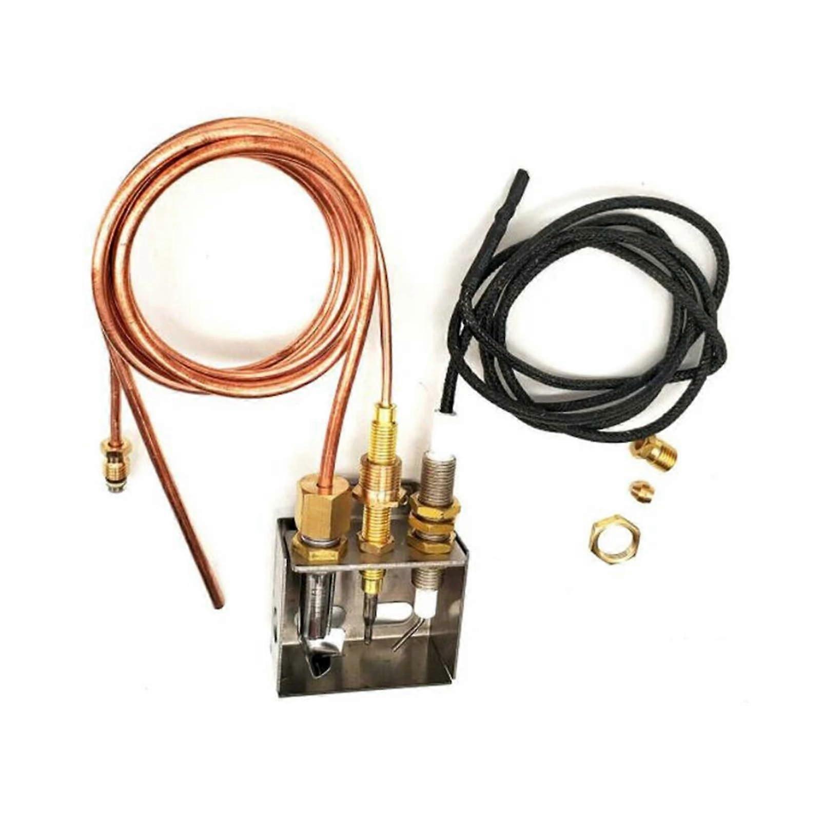 Propane Fire Pit Replacement Parts Pilot Burner Assembly Kit with Thermocouple and Ignition