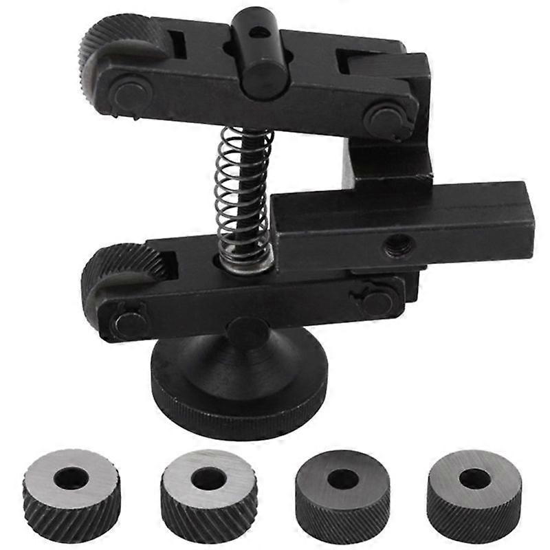 Knurling Tool Rack Knurling Device Adjustable Handle Pulley Lathe Tool