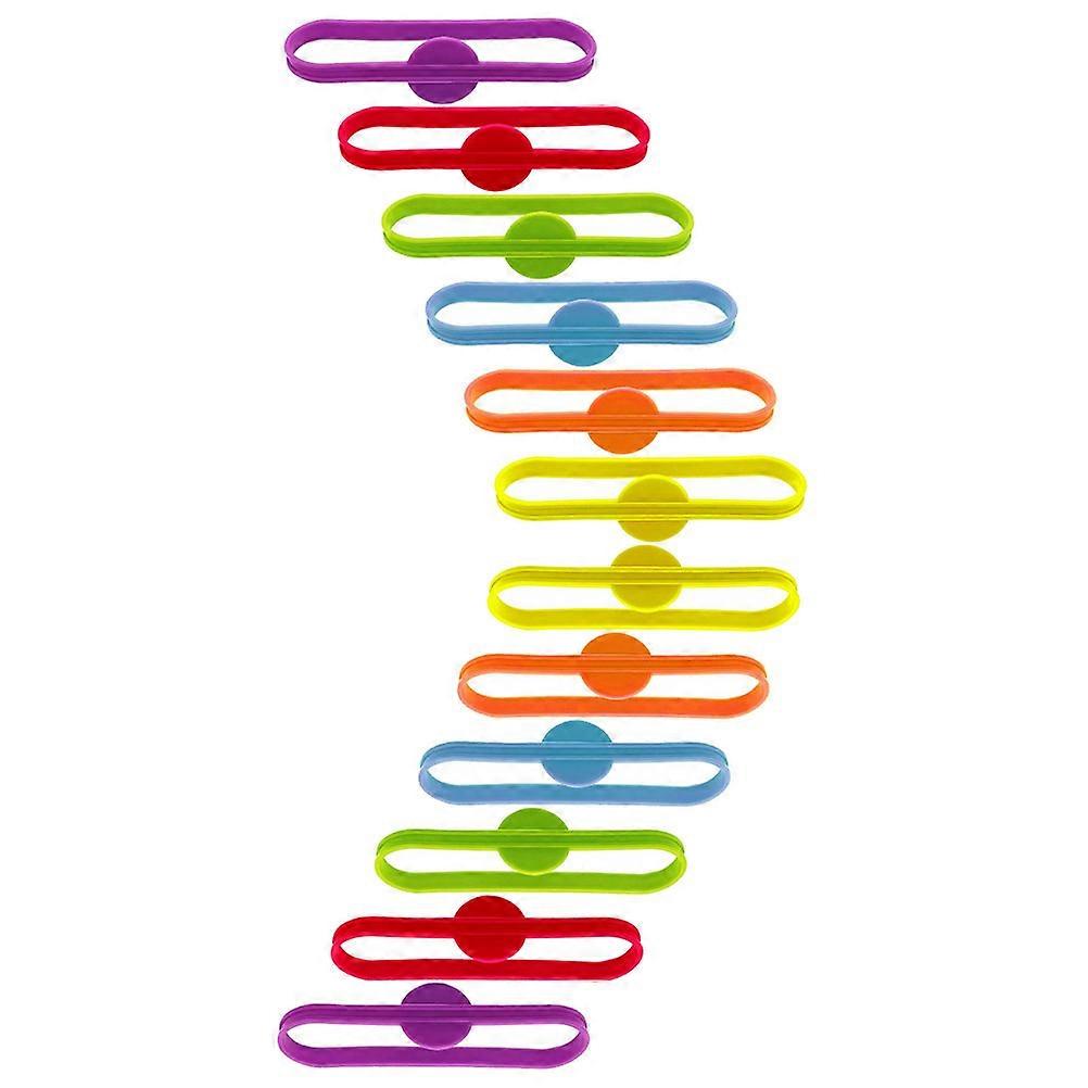 Assorted Color Silicone Cup Marker for Party Use 12Pcs Reusable Cup Recognizers