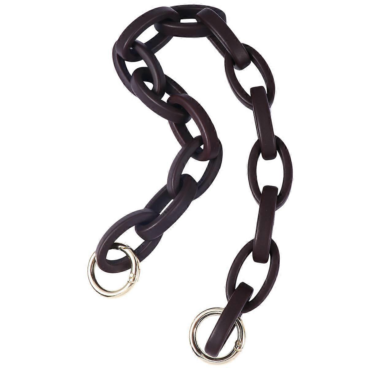 Bag Accessory Resin Chain for Women 1Pcs Matte Resin Strap Replacement