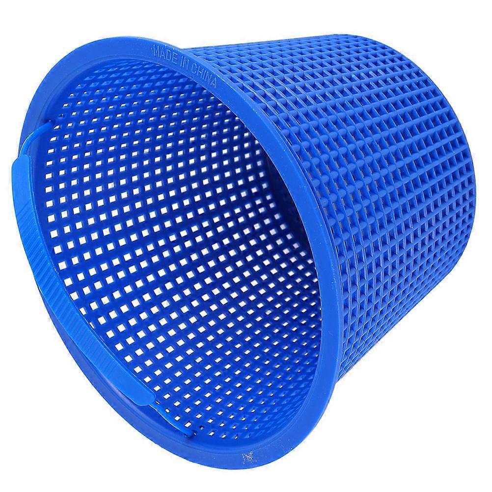 Swimming Pool Garbage Filter Basket for Pool Cleaning Plastic Blue