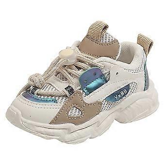 Sportschoenen voor jongens en meisjes, eerste stapjes, zachte, ademende zomersneakers – zwart, geschikt voor kindervoetjes