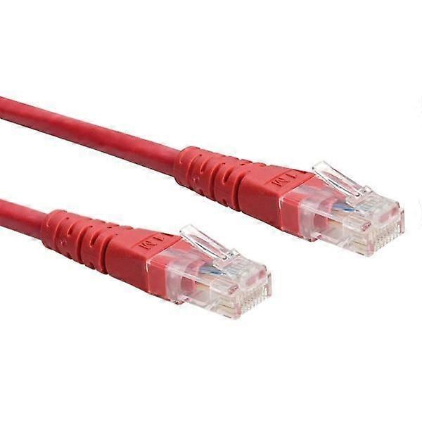 ROLINE CAT6 Unshielded Network Cable, Red, 2m