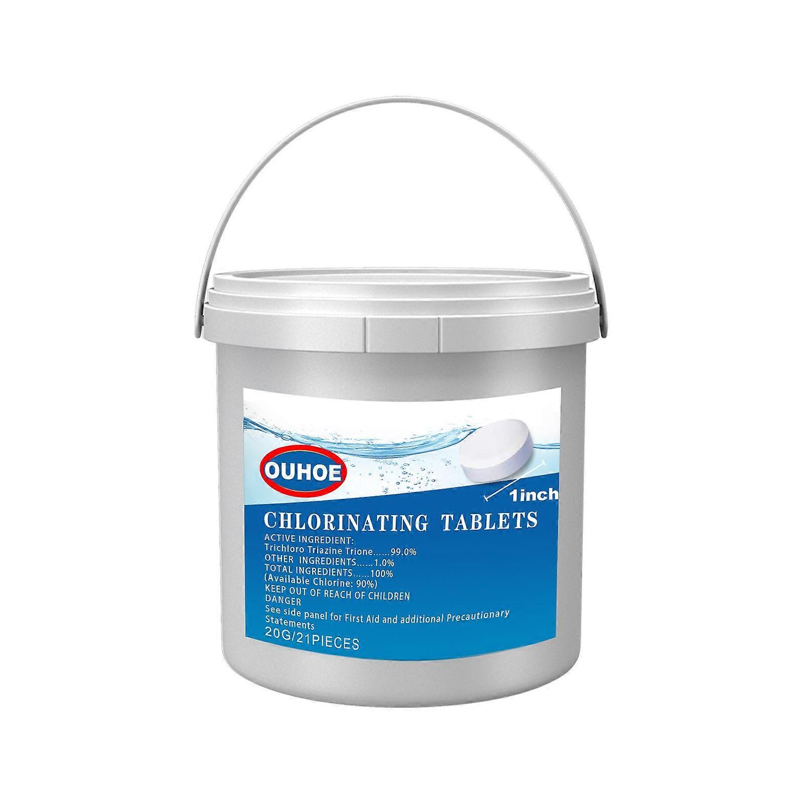Pool Cleaning Effervescent Tablet Water Cleaning Tablet Multi Function Pool Cleaning Tablet Bucket Effervescent Tablet