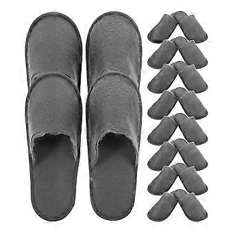 10 Pairs Disposable Hotel Slippers Living Room Shoes Home Guest Slippers