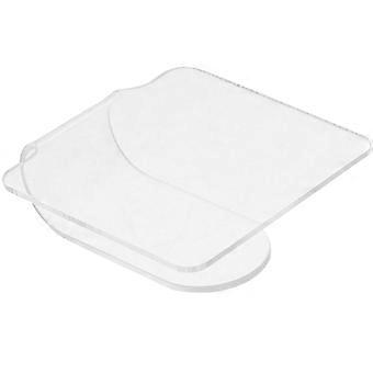 Makeup Mixing Palette Clear Acrylic Blending Plate Handheld Manicure Color Palette for Mixing Foundation