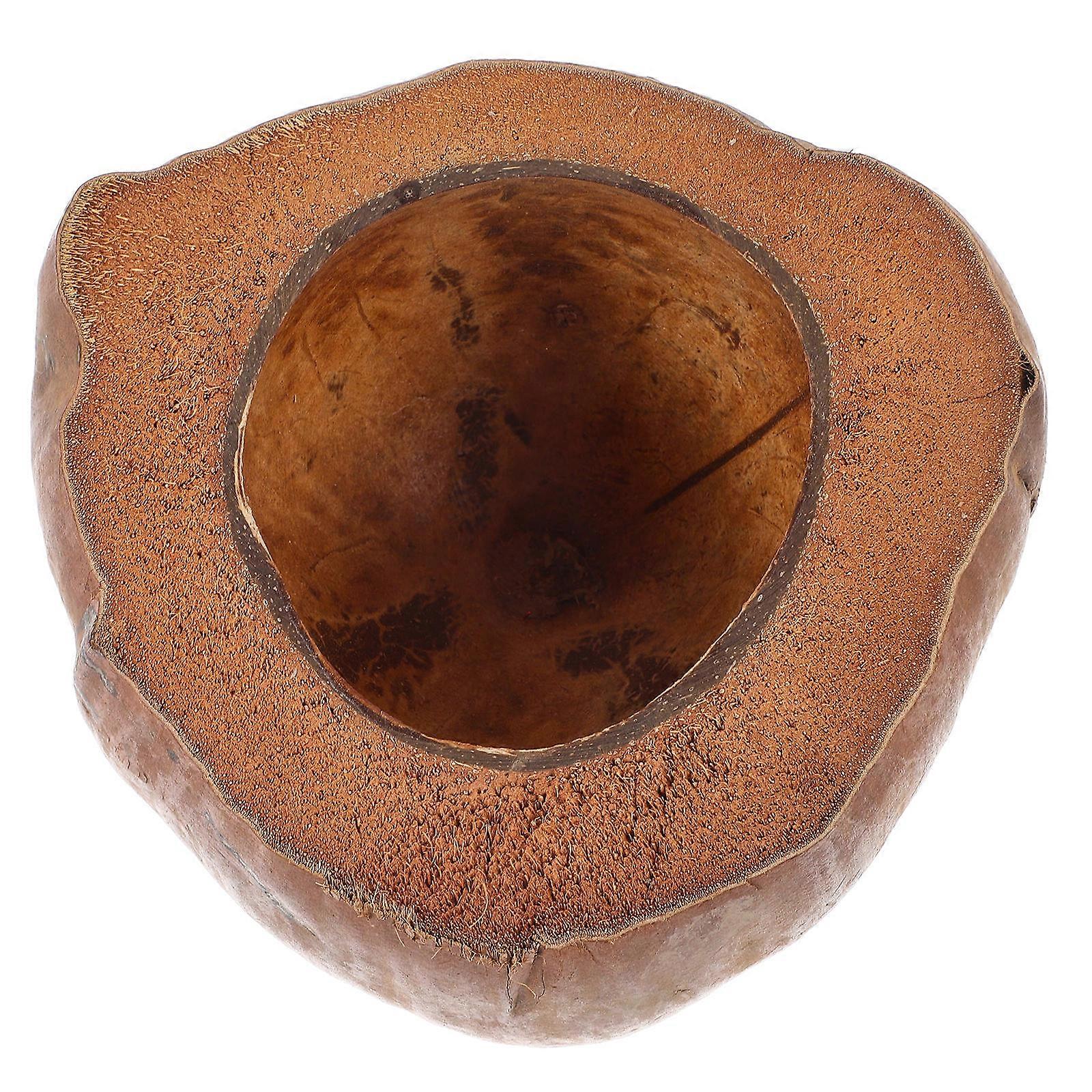 Coconuts Shell Bowl Natural Household Food Bowl Multi-Function