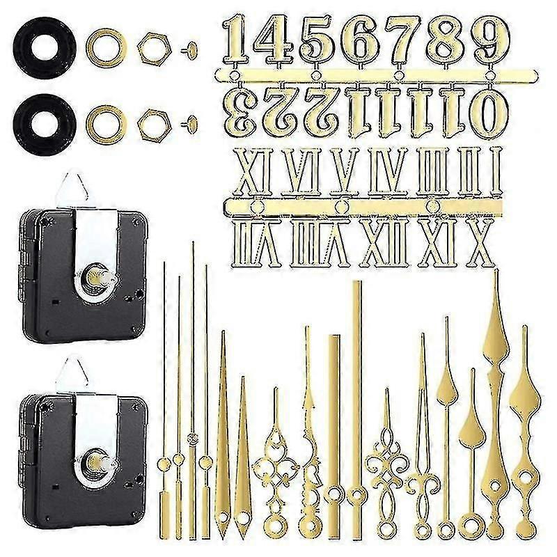 Clock Mechanism Silent Quartz Movement Machine Wall Hands Pointer Set For Replacing Clock Replaceme
