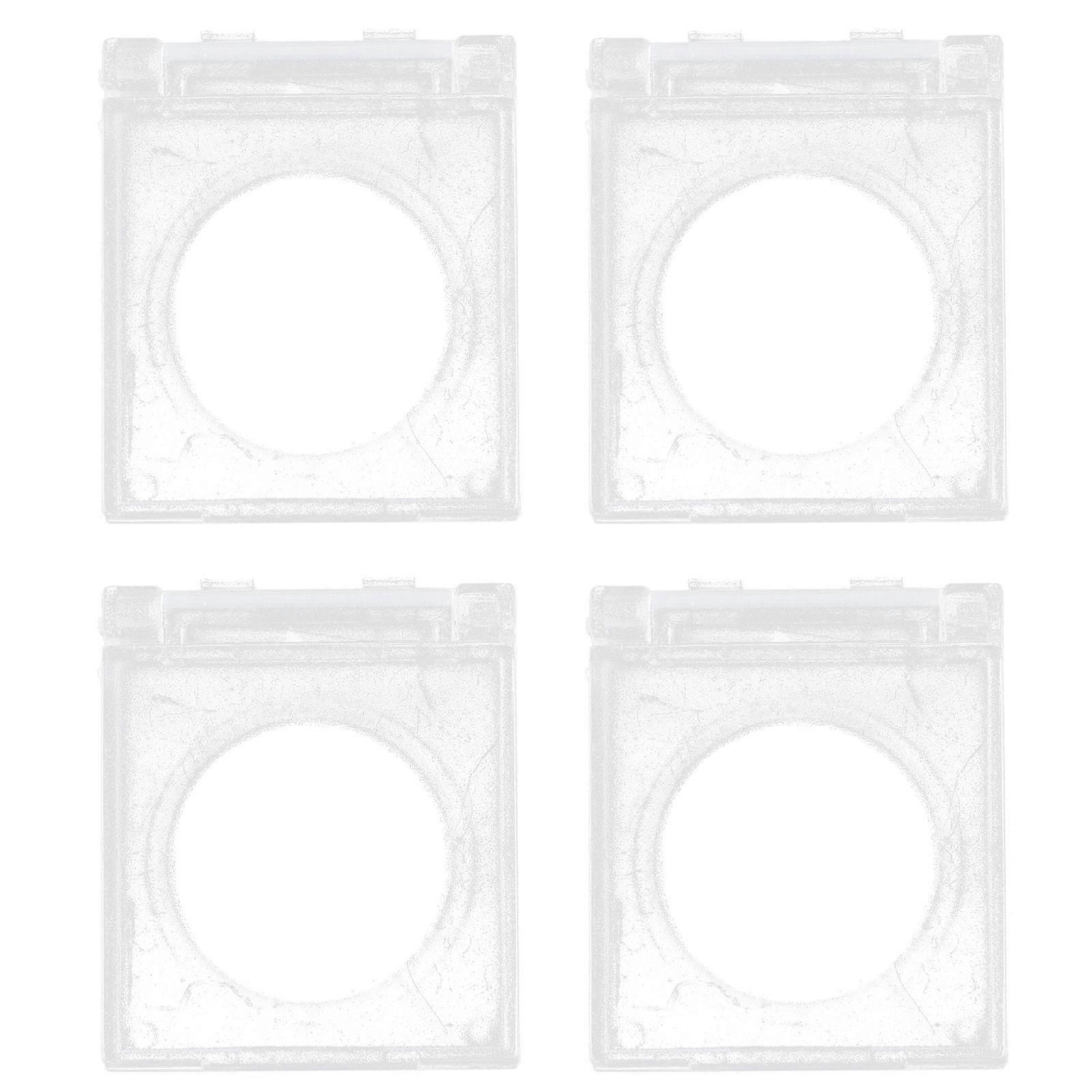 4Pcs Switch Guard Clear Button Cover Button Protective Cover Push Button Switch Guard White