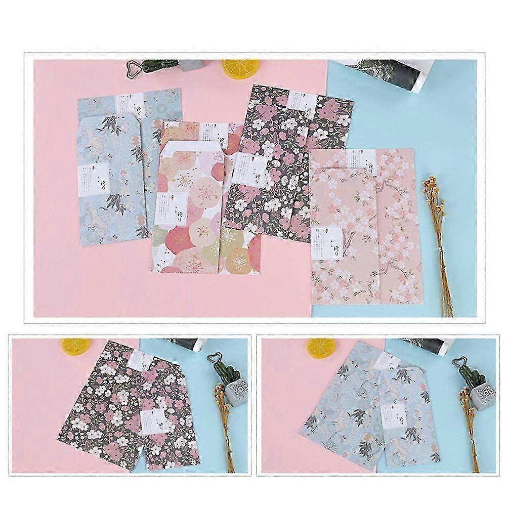 Briefpapier-Set mit Blumenmuster, 45-teilig