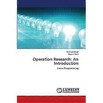 Operation research an introduction linear programming
