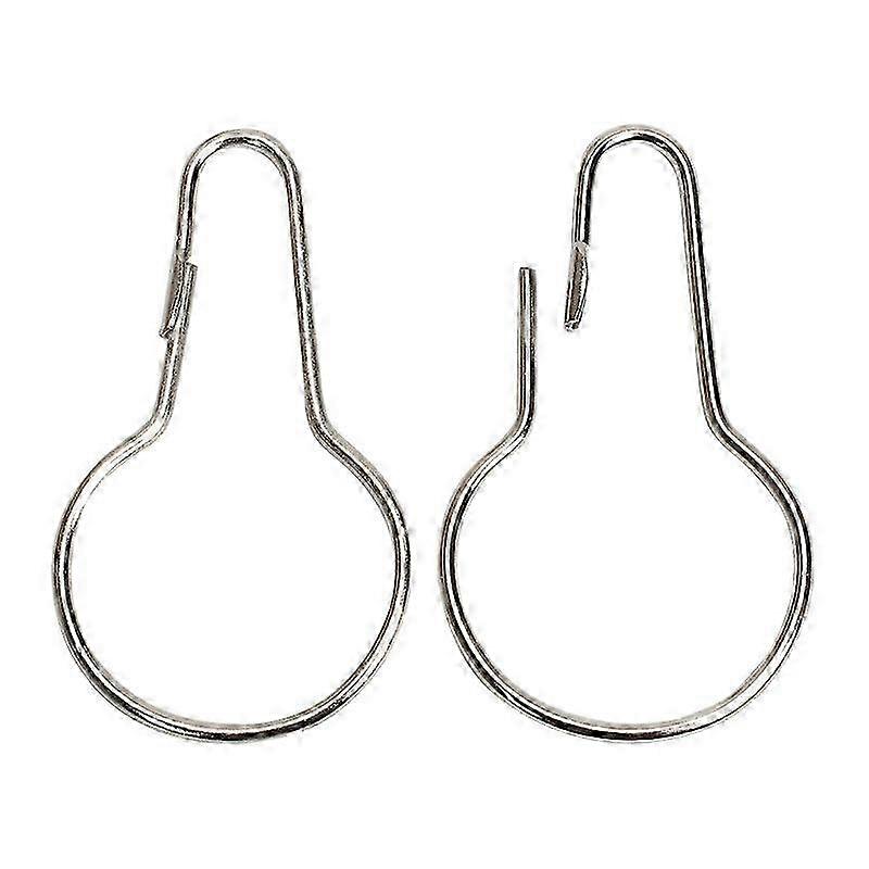 40 Pack Shower Curtain Rings Hanging Hooks compatible with Sorting and Organizing
