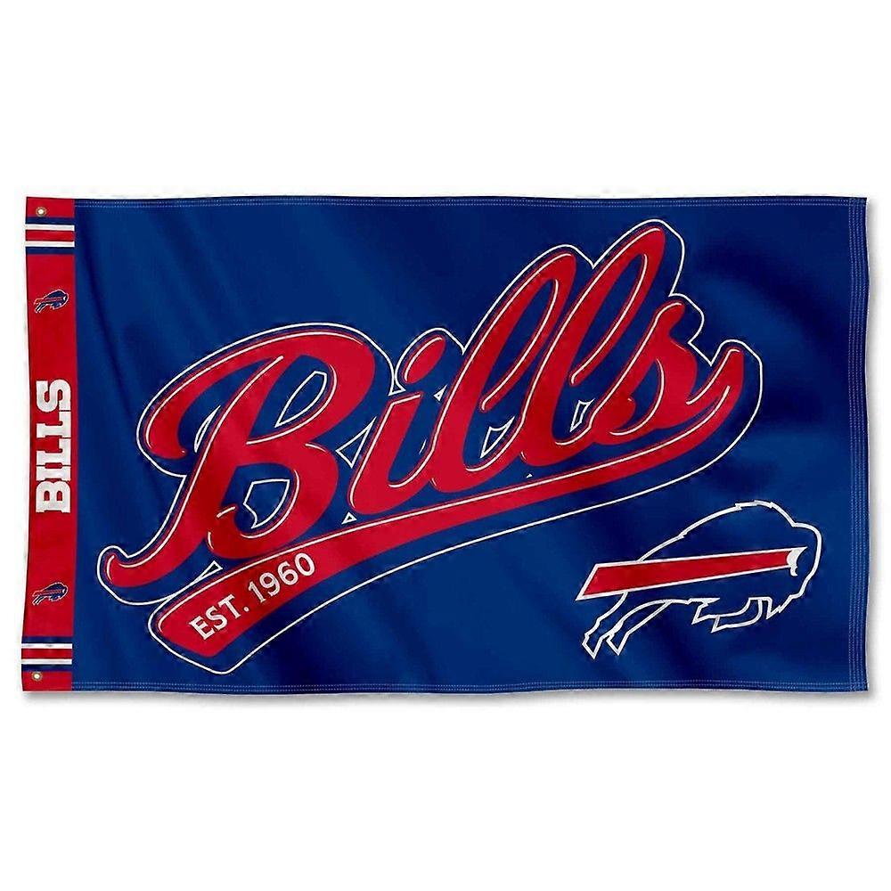 Buffalo Bills Script Logo Flag QD0294