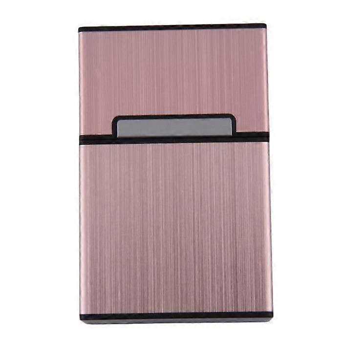 Rose gold magnetic cigarette case