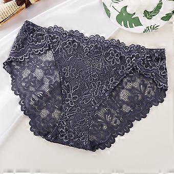 TERMEZY Sexy laag uitgesneden kanten driehoekige slip voor dames, ademend, effen kleur, zacht, elastisch, comfortabel, nauwsluitend, heuplingerie, ondergoed voor dagelijks gebruik