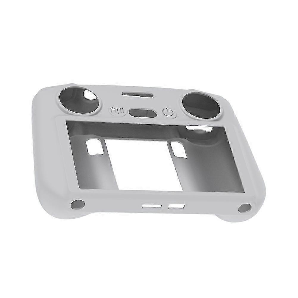 compatible withDJI Mini 4 Pro/Air3 Drone Remote Control/DJI RC2 Multi-Function Convenient Silicone Protective Case Cover,Gray