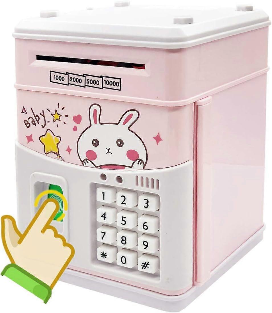 Interactive Educational Piggy Bank With Auto-Saving And Password Lock