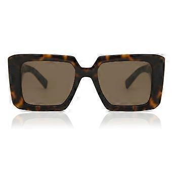 Prada PR 23YS 2AU06B Full Rim Tortoise Women Square Sunglasses UV3 Original