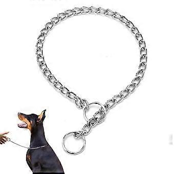 Metal Dog Training Choke Chain Collars compatible with Small Medium Large Dogs Pitbull Bulldog Strong Stainless Iron Slip P China Collar