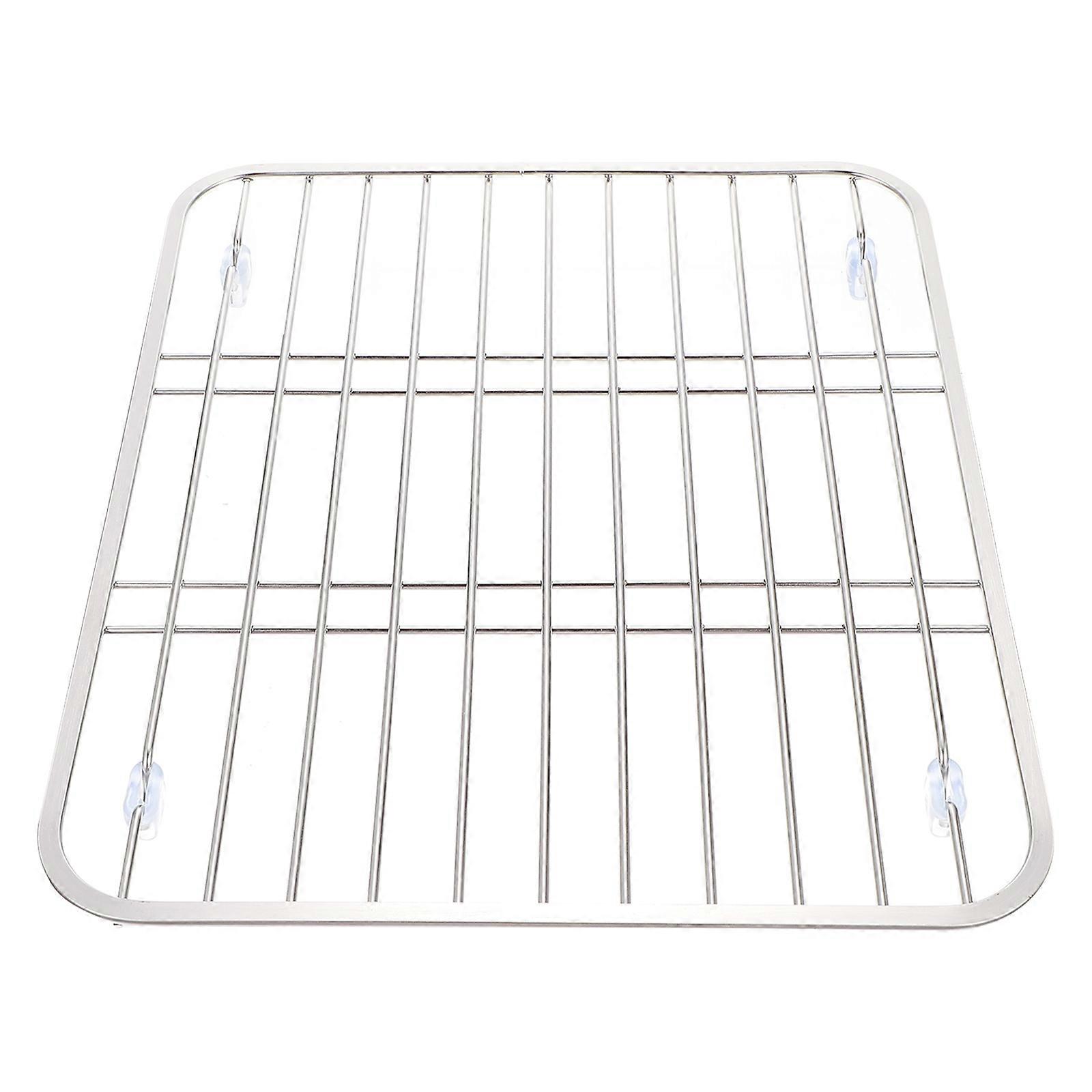 Stainless Steel Storage Rack for Kitchen Tableware Draining Rack Silver
